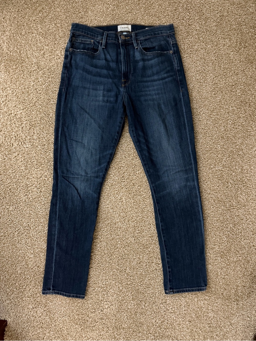 Frame Denim Le Beau Jeans in Burnside size 27